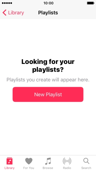 Press New Playlist.