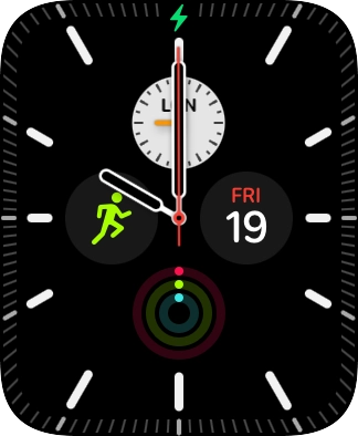 When the battery charging icon is displayed, the battery is charging.