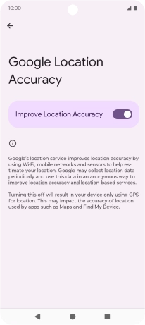 If you press the indicator next to 