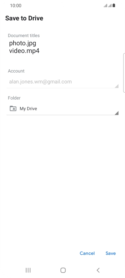 Press the field below 