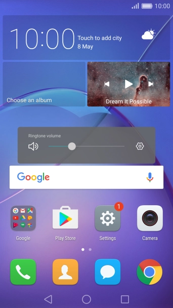Press the sound mode icon the necessary number of times to turn silent mode on or off.