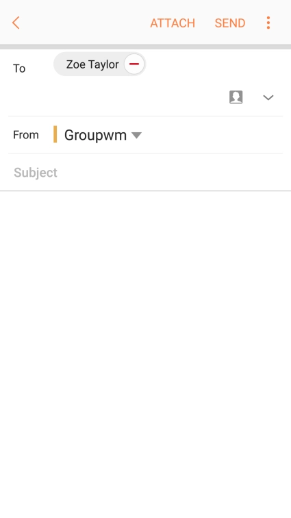 Press Subject and key in the required subject.