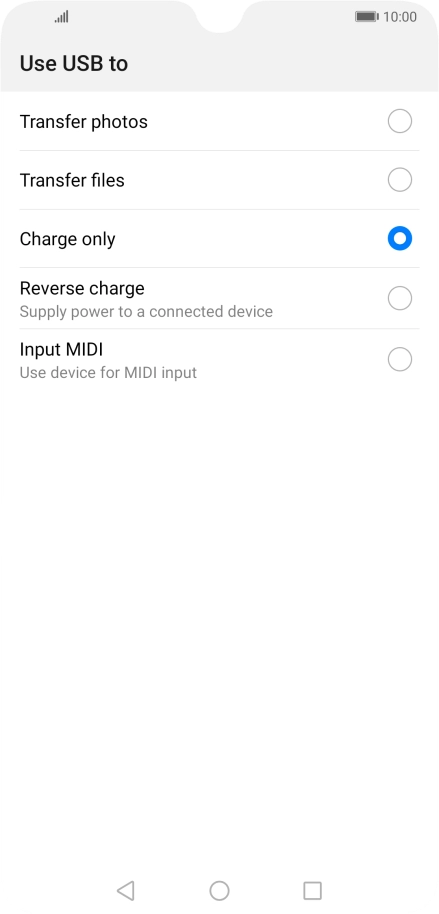 Press Transfer files.