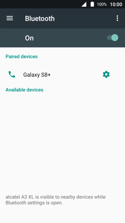 Press the Home key to return to the home screen.