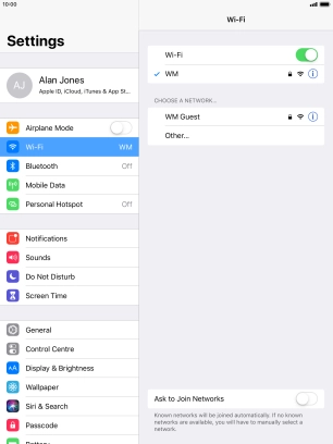 Press the Home key to return to the home screen.