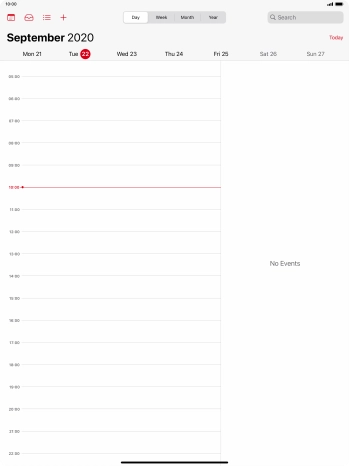 Slide your finger upwards starting from the bottom of the screen to return to the home screen.