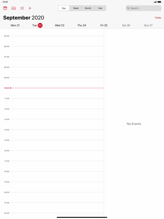 Slide your finger upwards starting from the bottom of the screen to return to the home screen.