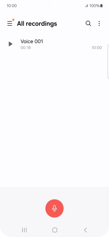 Create a new recording or open a previously saved recording.