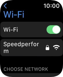 Press the Digital Crown to return to the home screen.