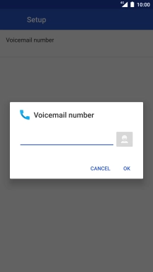 Key in +61414121121 and press OK.