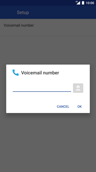 Key in +61414121121 and press OK.