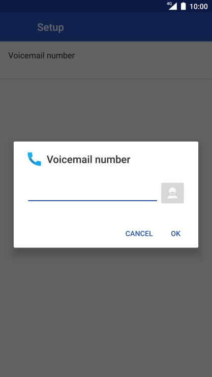 Key in +61414121121 and press OK.