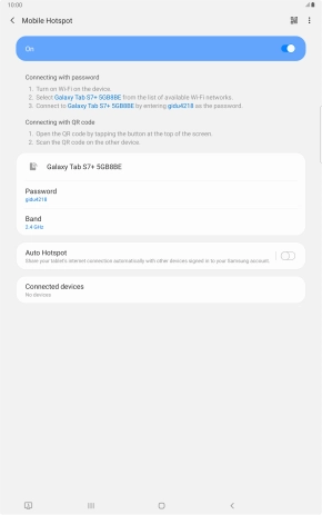 Press the Home key to return to the home screen.