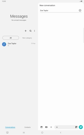 Press the picture icon.