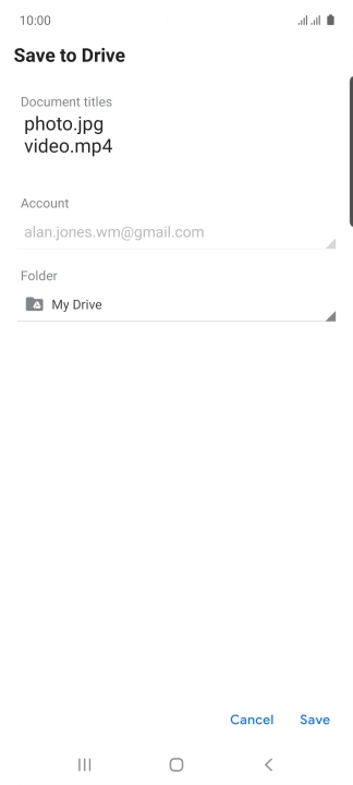 Press the field below 