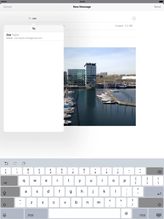 Press the required contact.