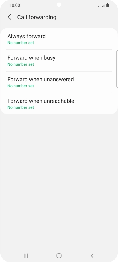 Press the Home key to return to the home screen.
