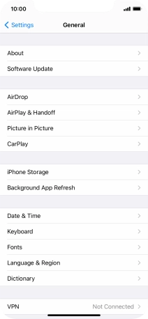 Press Background App Refresh.