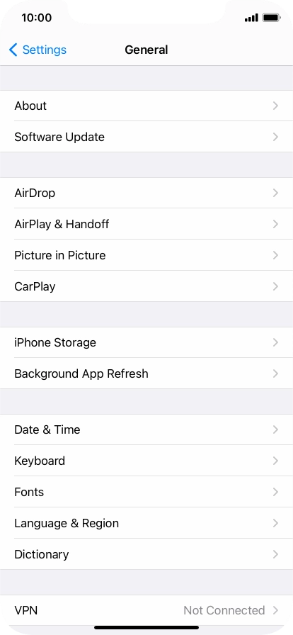 Press Background App Refresh.