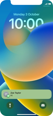 Press the required notification and follow the instructions on the screen to use the selected function.