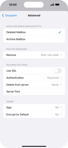 Press Authentication.