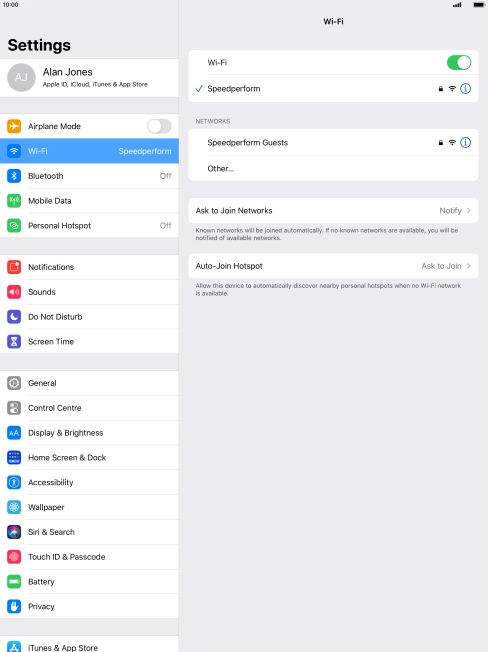 Press the Home key to return to the home screen.