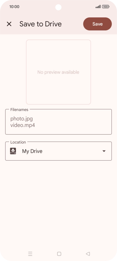 Press the field below 