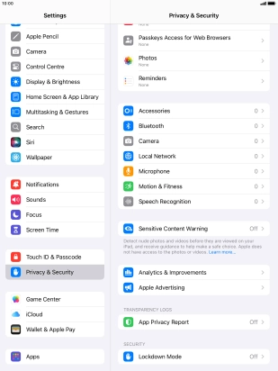 Press Sensitive Content Warning.