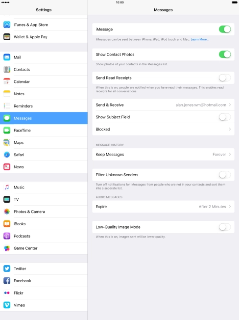 Press the Home key to return to the home screen.