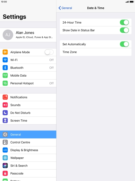 Press the Home key to return to the home screen.