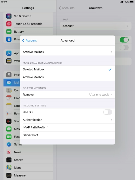 Press Authentication.