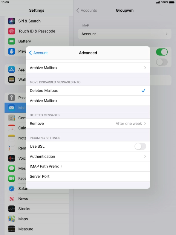 Press Authentication.