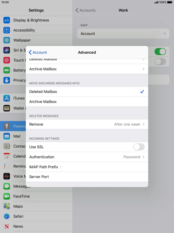 Press Authentication.