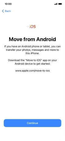 To transfer content to your phone, you need to install the app 