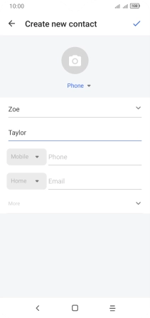 Press Phone and key in the required phone number.