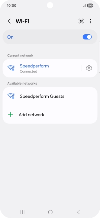 Press the Home key to return to the home screen.