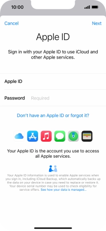 Press the field next to 