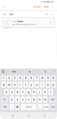 Press the required contact.