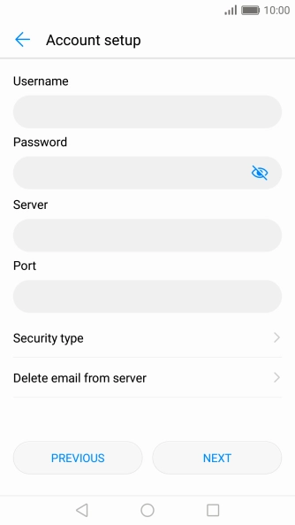 Press the field below 