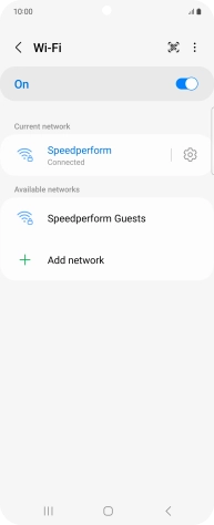 Press the Home key to return to the home screen.