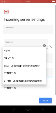Press None to turn off the function.