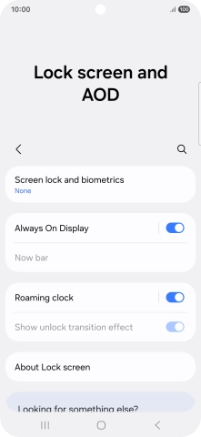 Press the Home key to return to the home screen.