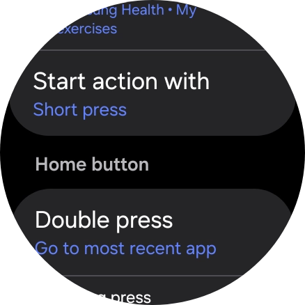 Press Start action with.