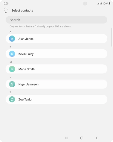 Press the field above 