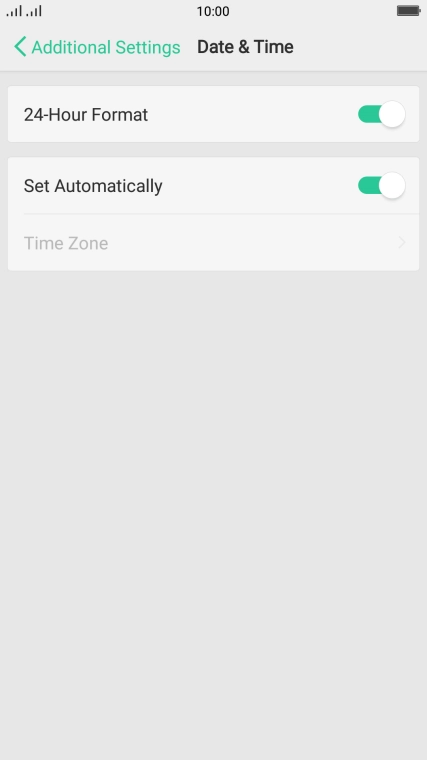 Press the Home key to return to the home screen.