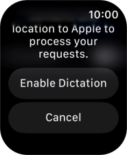 Press Enable Dictation.