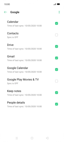 Press the field next to 