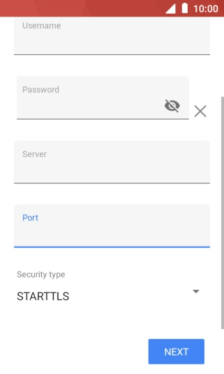 Press the drop down list below 