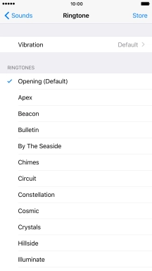 Press the required ring tones to hear them.
