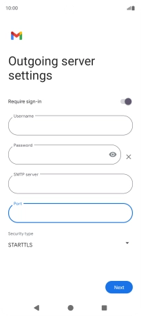 Press the drop down list below 